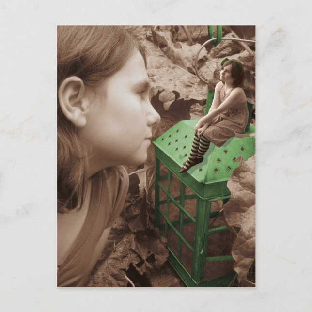 Cartão Postal A lanterna verde. (Frente)