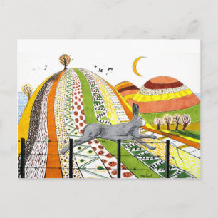 Cartão Postal A lebre