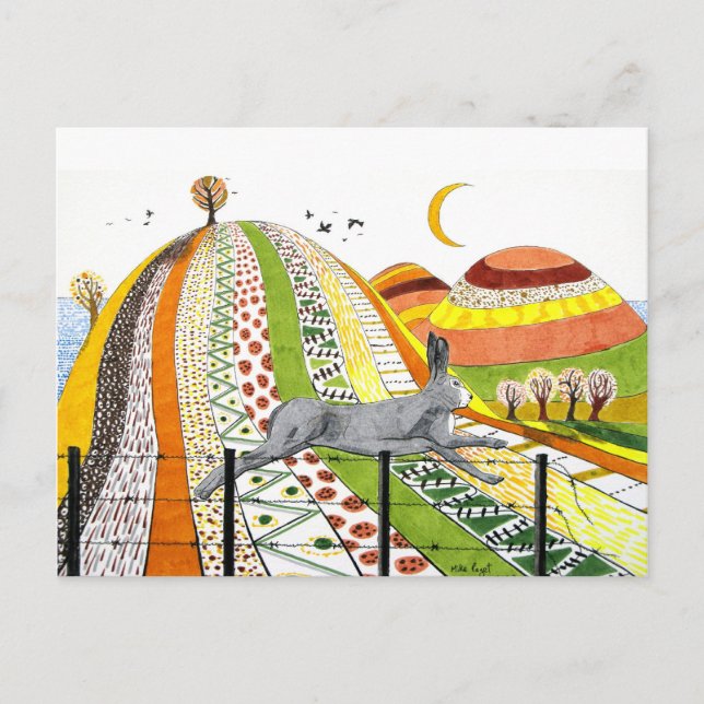 Cartão Postal A lebre (Frente)