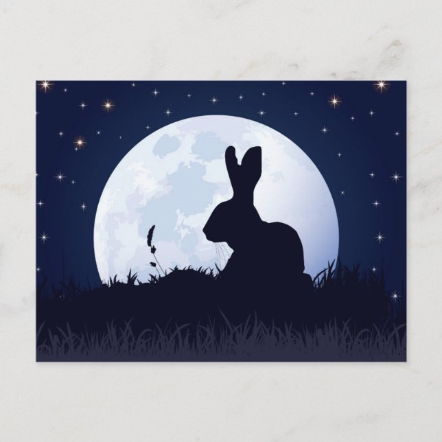 CARTÃO POSTAL A LEBRE DO BRANCO DE CREGGAN (Frente)