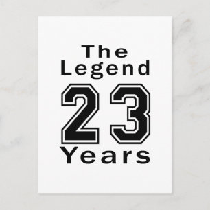 Cartão Postal A Legenda 23 Anos Presente