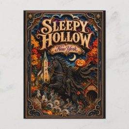 Cartão Postal A Lenda de Sleepy Hollow, New York Popcut