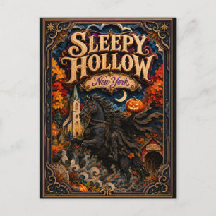 Cartão Postal A Lenda de Sleepy Hollow, New York Popcut