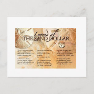 Cartão Postal A lenda do Dólar da Areia
