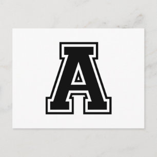 Cartão Postal A Letra A, Alfabeto Colegiado