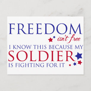 Cartão Postal A liberdade não é livre