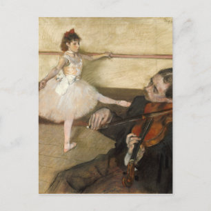 Cartão Postal A lição de dança - Edgar Degas