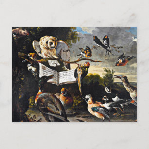 Cartão Postal A lição de música