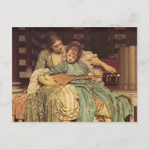 Cartão Postal A lição de música
