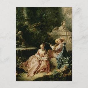 Cartão Postal A lição de música, 1749