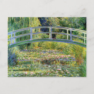 Cartão Postal A Lily-Água Pond de Monet Fine Art