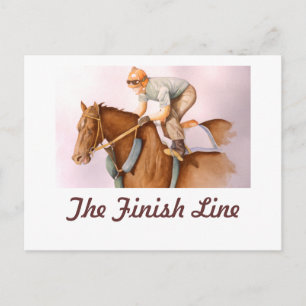 Cartão Postal A linha de término