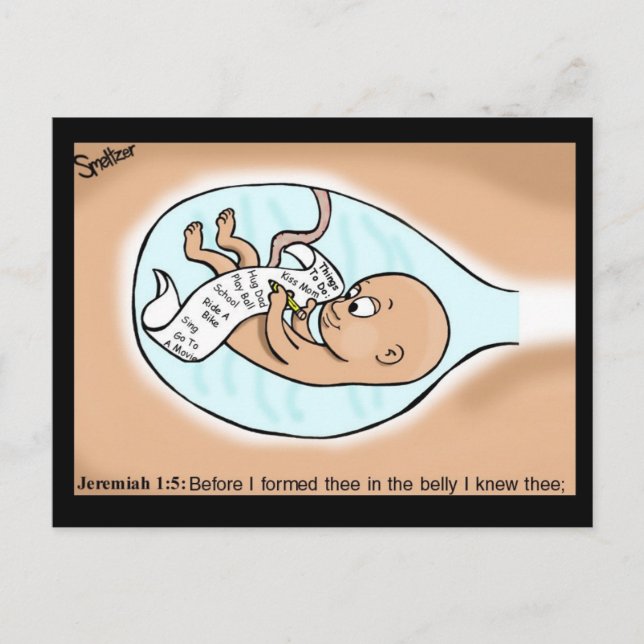 Cartão Postal A lista de tarefas (Frente)