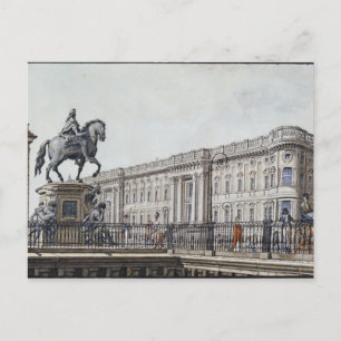 Cartão Postal A longa ponte com um monumento aristocrático