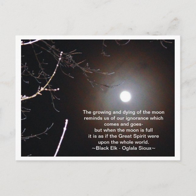 Cartão Postal A Lua (Frente)