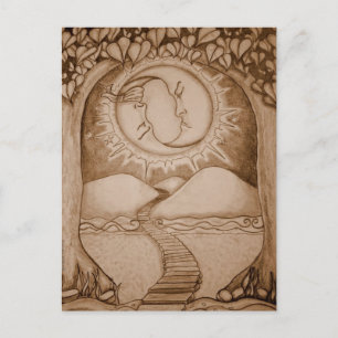 Cartão Postal A Lua