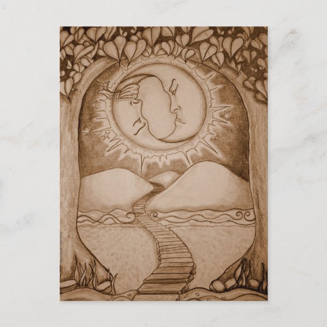 Cartão Postal A Lua (Frente)