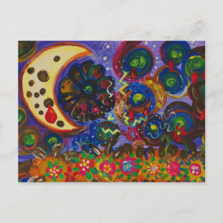 Cartão Postal A lua ferida pela sombra