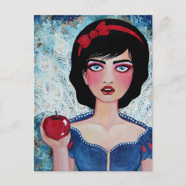 Cartão Postal A Maçã Vermelha (Frente)