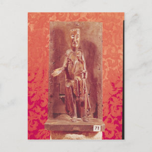 Cartão Postal A Madonna Negra, Escola Catalã, século 11