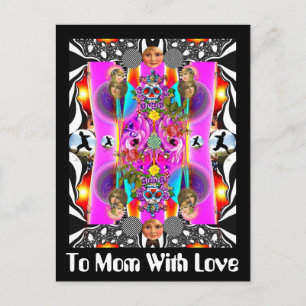 Cartão Postal À Mãe Com Amor