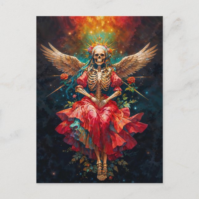 Cartão Postal A Mãe da Transformação Santa Morte (Frente)