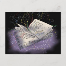 Cartão Postal A Magia da Leitura do Cartão-Postal