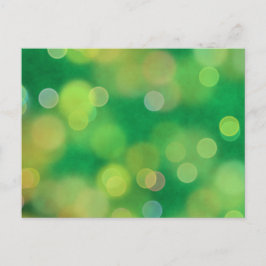 Cartão Postal A Magia do Padrão de Natal (verde)