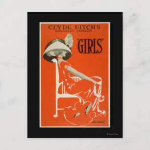 Cartão Postal A Maior Comédia de Clyde Fitch, "Girls" Teatro 2