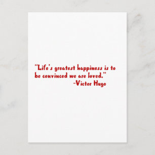 Cartão Postal A maior felicidade da vida