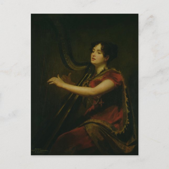 Cartão Postal A Marquesa de Northampton (Frente)
