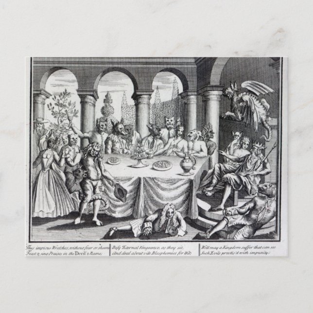 Cartão Postal A maskquerade diabólica (Frente)