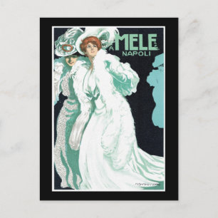 Cartão Postal A. Mele & Co. Modos italianos