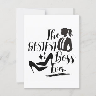 Cartão Postal A melhor Lady Boss