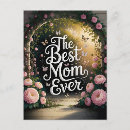 Cartão Postal A Melhor Mãe de Todas - Celebração do Dia das Mães