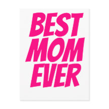 A melhor mãe já personalizou texto rosa-quente