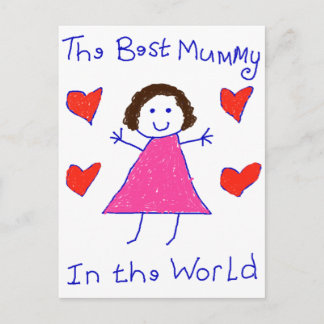 Cartão Postal A Melhor Mamãe Do Mundo