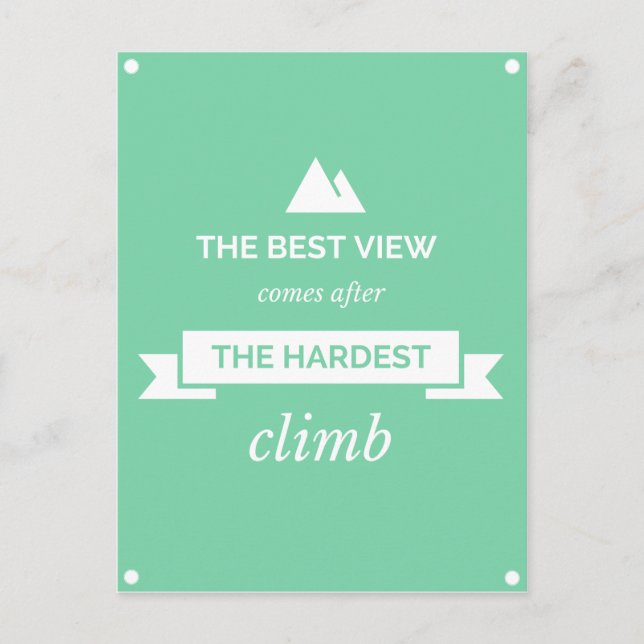 Cartão Postal A melhor visualização (Frente)