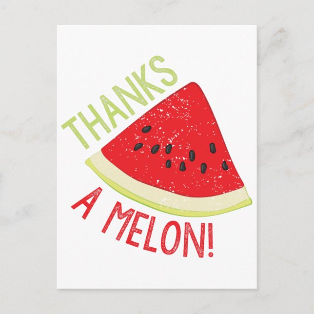 Cartão Postal A Melon (Frente)