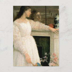 Cartão Postal A Menina Branca; Sinfonia em Branco, n.º 2