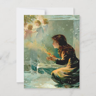 Cartão Postal "A Menina dos Fósforos" por E S Hardy