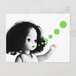 Cartão Postal A Mensagem Verde