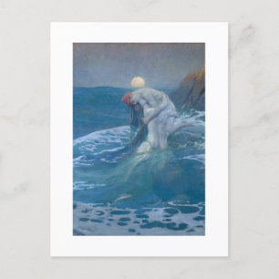 CARTÃO POSTAL : A MERMAID : HOWARD PYLE : 1910