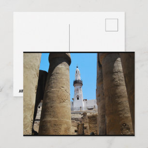 Cartão Postal A Mesquita do Templo de Luxor