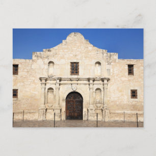 Cartão Postal A Missão Álamo na modernidade em San Antonio, 3