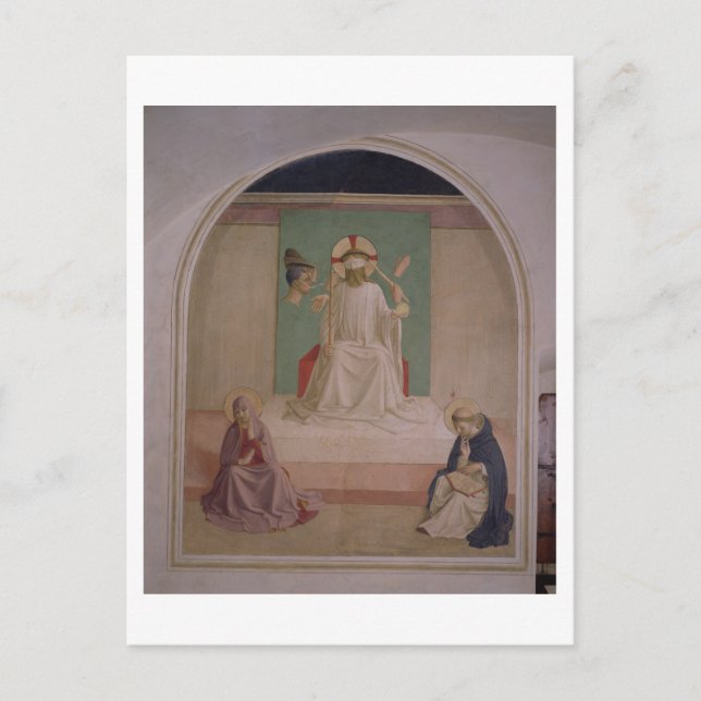 Cartão Postal A Mocking do Cristo com a Virgem e a Rua. Domi (Frente)