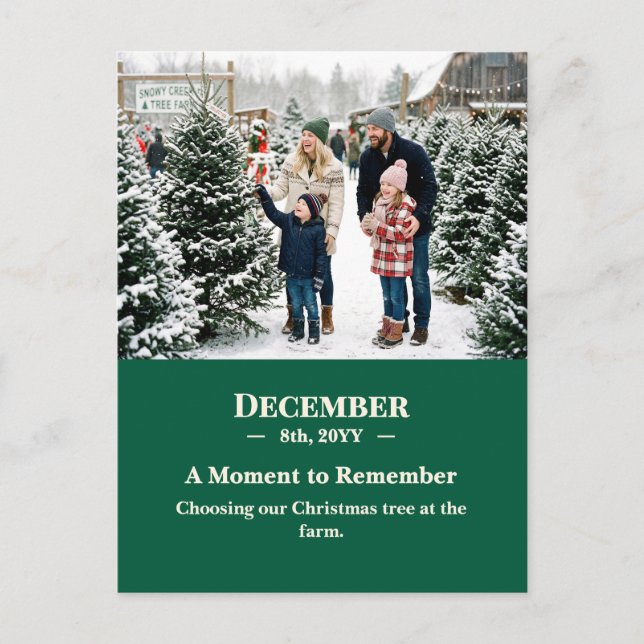 Cartão Postal A Moment to Remember December Memory Photo (Frente)