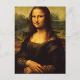Cartão Postal A Mona Lisa