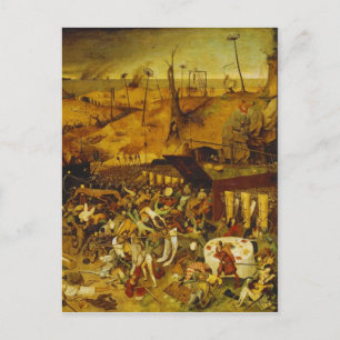 Cartão Postal A Morte Negra da Bíblia de Toggenburg 1411