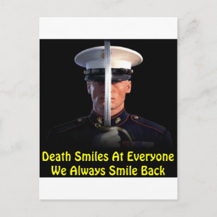 Cartão Postal A Morte Sorri A Todos Que Sempre Sorrimos